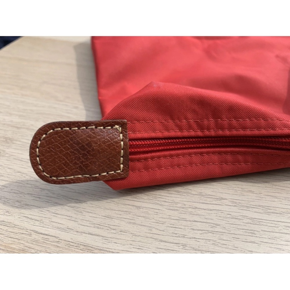 Longchamp Les Pliages Red Nylon Sac Pliant M - Picture 5 of 12